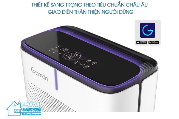 Thietbismarthome.com.vn-Máy lọc không khí thông minh Goman 2