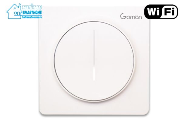 Thiết Bị Smarthome - Công tắc dimmer wifi thông minh Goman