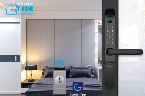 Thiết bị smarthome - Khóa cửa wifi thông minh Goman GM-275-Series-6B/S - 2