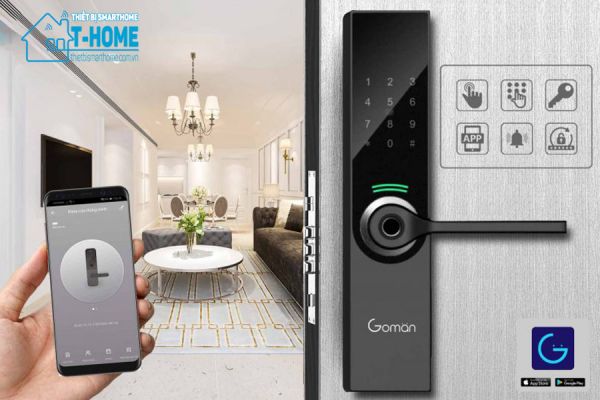 Thiết Bị Smarthome - Khóa cửa wifi thông minh Goman GM-SL262W - 1