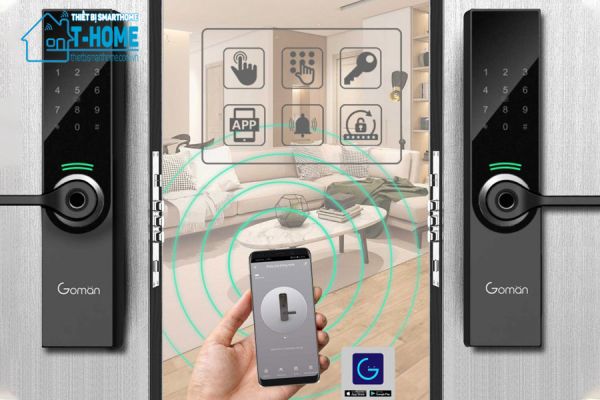 Thiết Bị Smarthome - Khóa cửa wifi thông minh Goman GM-SL262W - 2